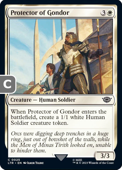 Protector of Gondor LTR Creature Human Soldier NM