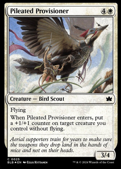 Pileated Provisioner BLB Creature Bird Scout *Foil* NM