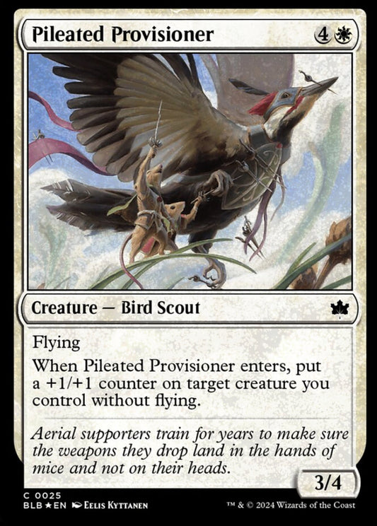 Pileated Provisioner BLB Creature Bird Scout *Foil* NM
