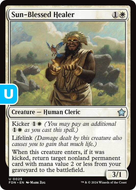 Sun-Blessed Healer FDN Creature Human Cleric NM