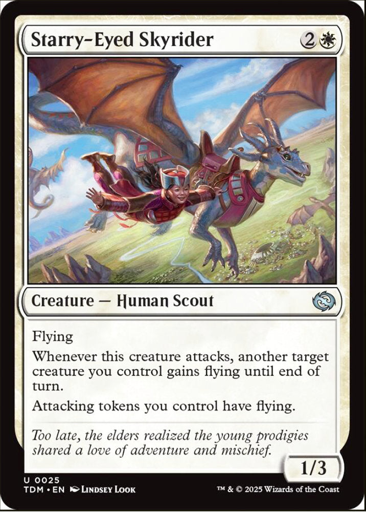 Starry-Eyed Skyrider TDM Creature Human Scout NM