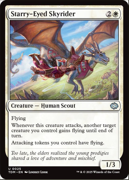 Starry-Eyed Skyrider TDM Creature Human Scout NM