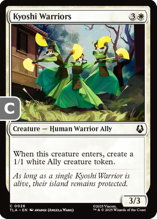 Kyoshi Warriors TLA Creature Human Warrior Ally NM
