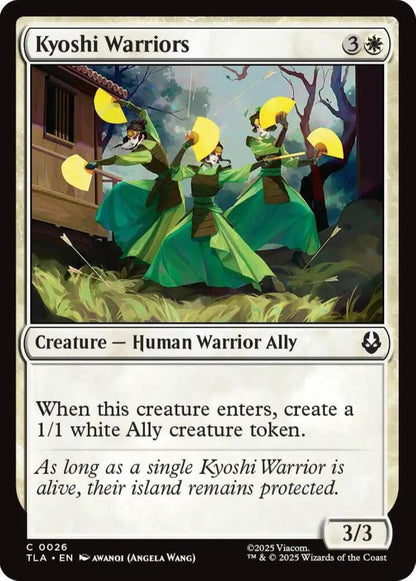 Kyoshi Warriors TLA Creature Human Warrior Ally NM