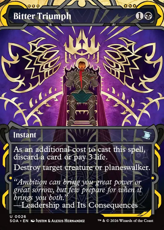 Bitter Triumph SOA Instant  NM