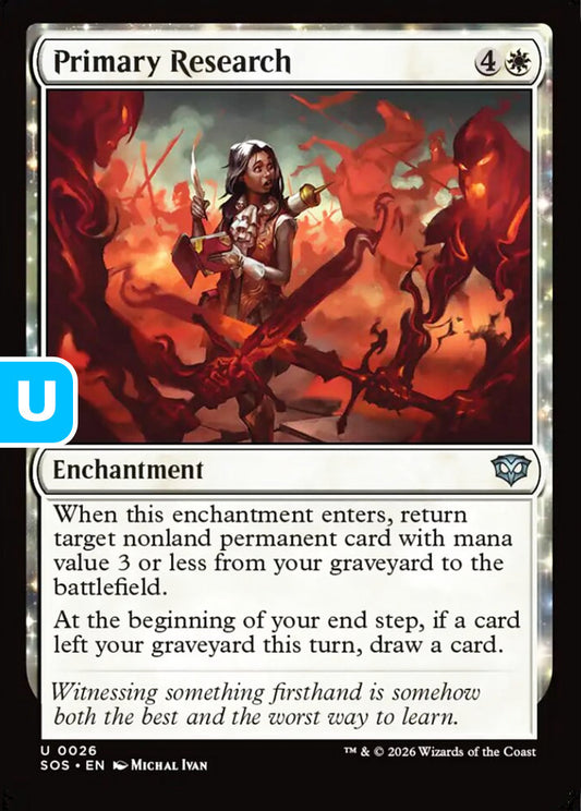 Primary Research SOS Enchantment  NM