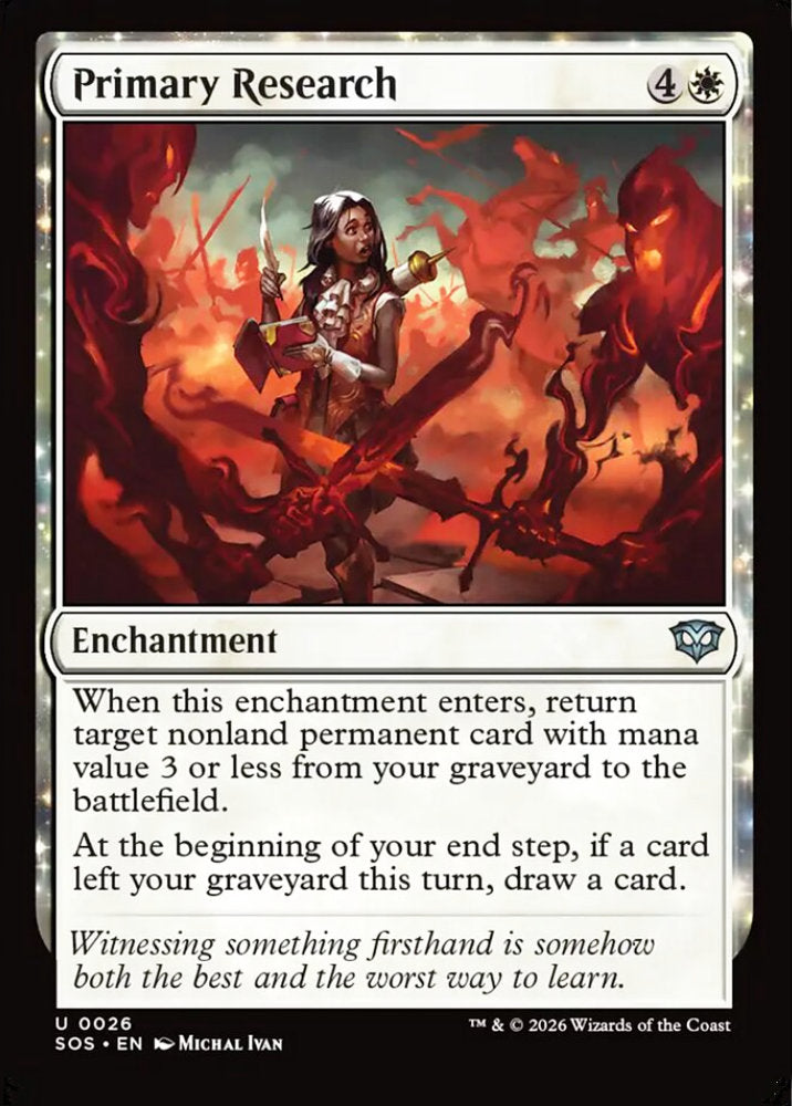 Primary Research SOS Enchantment  NM