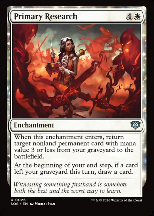 Primary Research SOS Enchantment  NM