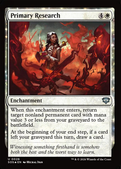 Primary Research SOS Enchantment  *Foil* NM