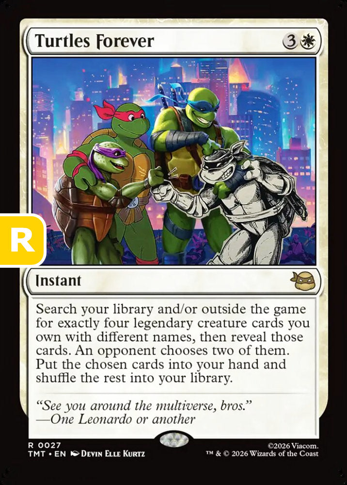 Turtles Forever TMT Instant  NM