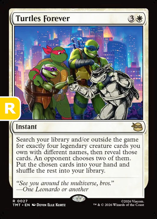 Turtles Forever TMT Instant  NM