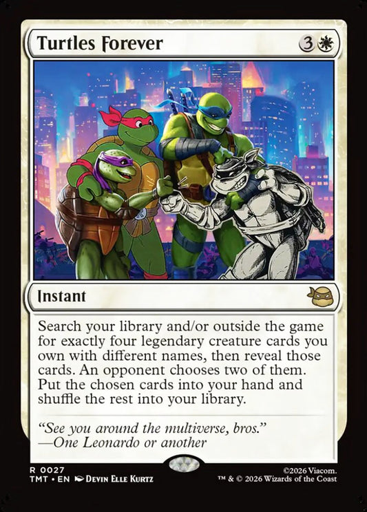 Turtles Forever TMT Instant  NM