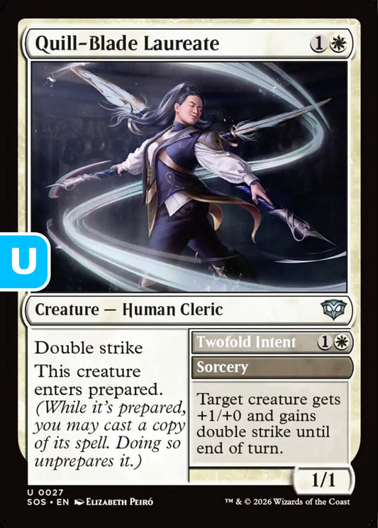 Quill-Blade Laureate SOS Creature Human Cleric NM