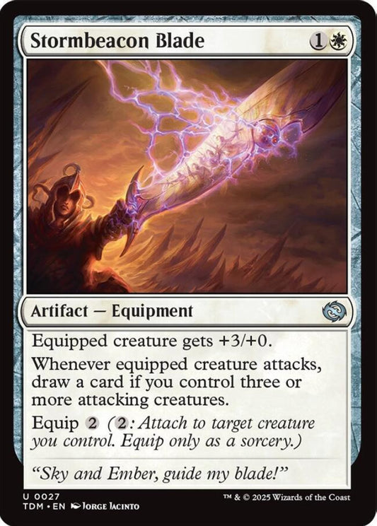 Stormbeacon Blade TDM Artifact Equipment NM