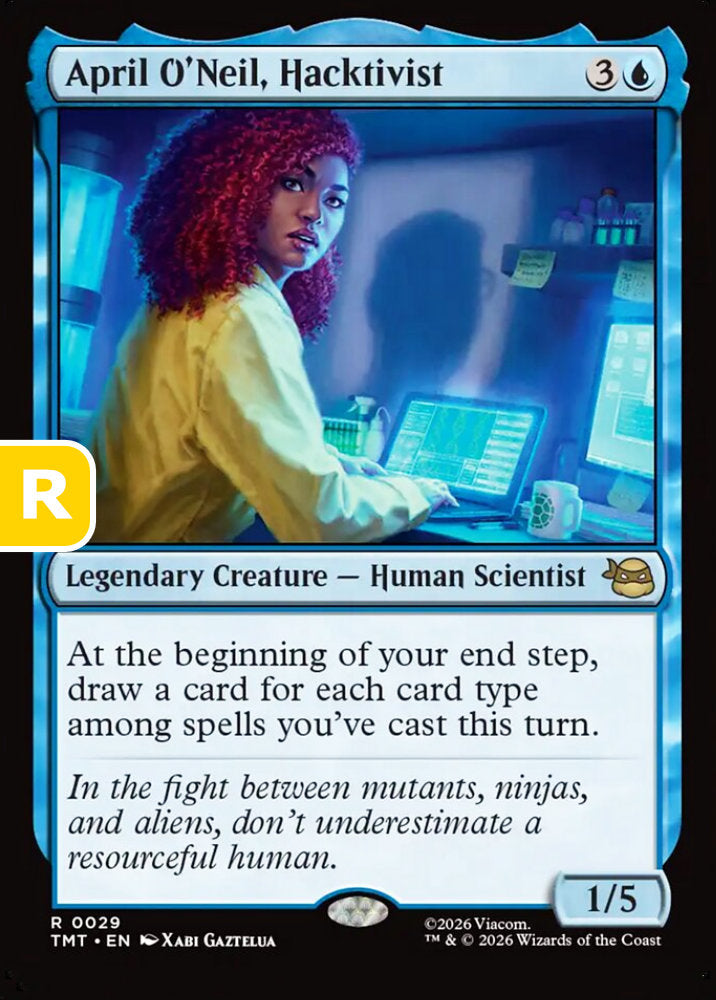 April O'Neil, Hacktivist TMT Legendary Creature Human Scientist NM