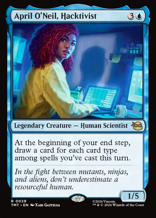 April O'Neil, Hacktivist TMT Legendary Creature Human Scientist NM