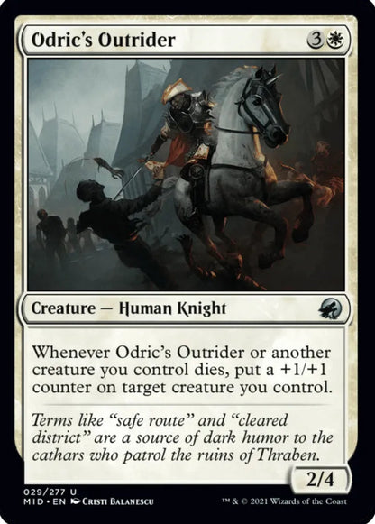 Odric's Outrider MID Creature Human Knight NM