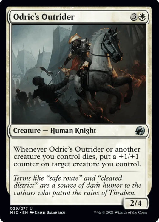 Odric's Outrider MID Creature Human Knight NM