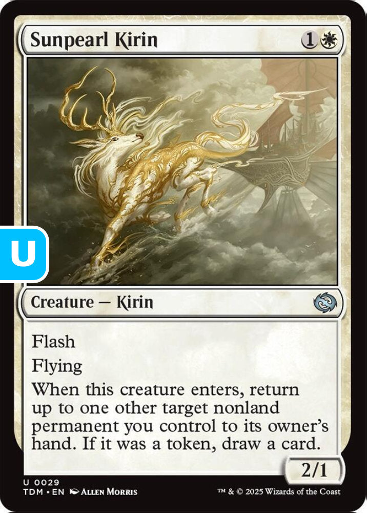 Sunpearl Kirin TDM Creature Kirin NM