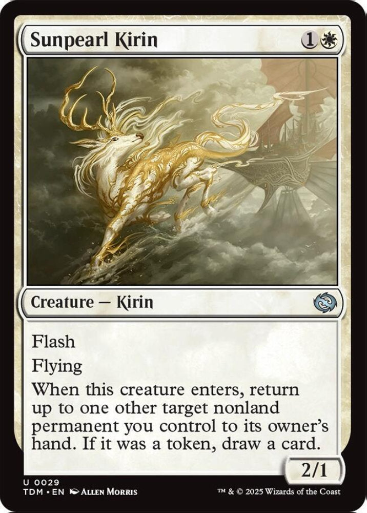 Sunpearl Kirin TDM Creature Kirin NM