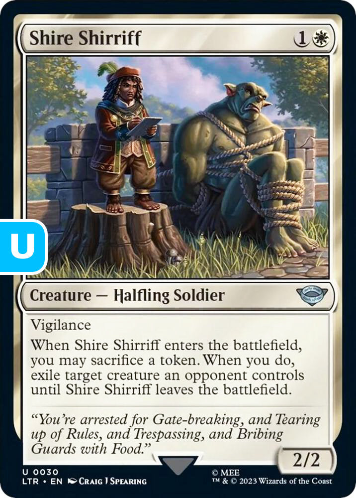 Shire Shirriff LTR Creature Halfling Solider NM