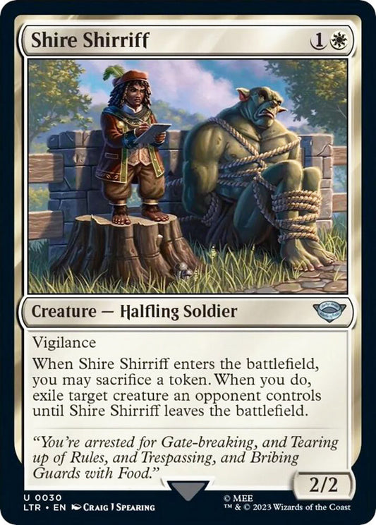 Shire Shirriff LTR Creature Halfling Solider NM