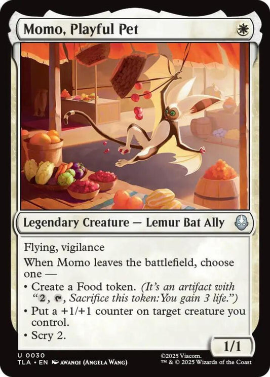 Momo Playful Pet TLA Legendary Creature Lemur Bat Ally NM