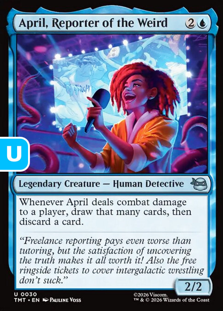 April, Reporter of the Weird TMT Legendary Creature Human Detective NM