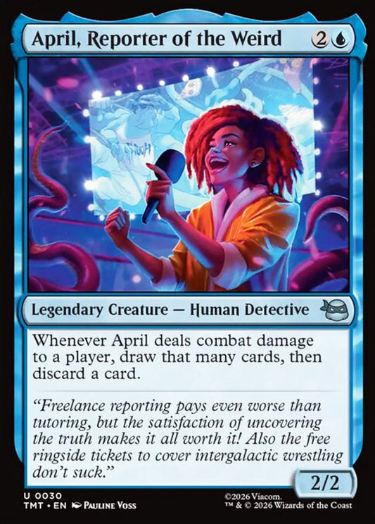 April, Reporter of the Weird TMT Legendary Creature Human Detective NM