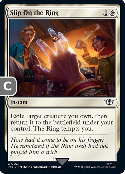 Slip on the Ring LTR Instant  NM