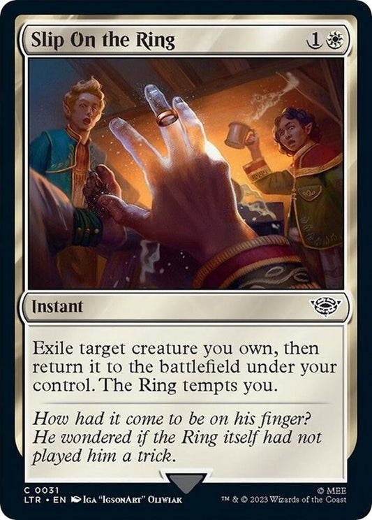 Slip on the Ring LTR Instant  NM