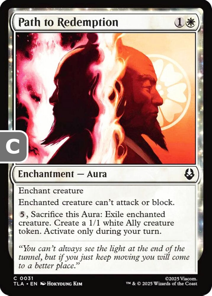 Path to Redemption TLA Enchantment Aura NM
