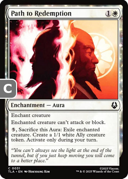 Path to Redemption TLA Enchantment Aura NM