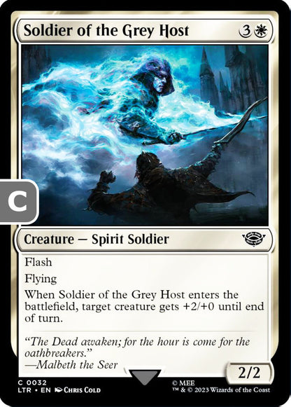 Soldier of the Grey Host LTR Creature Spirit Soldier NM