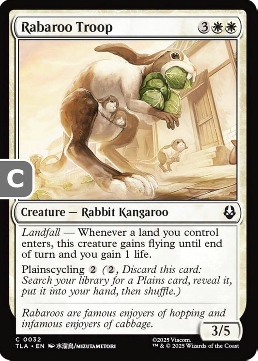 Rabaroo Troop TLA Creature Rabbit Kangaroo NM