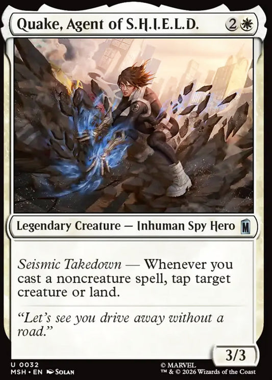 Quake, Agent of S.H.I.E.L.D. MSH Legendary Creature Inhuman Spy Hero NM