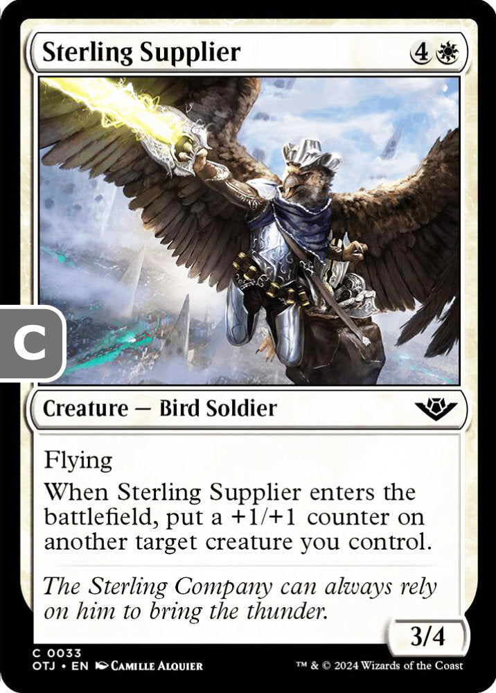 Sterling Supplier OTJ Creature Bird Soldier NM