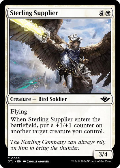 Sterling Supplier OTJ Creature Bird Soldier NM