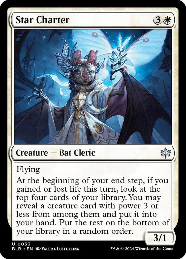 Star Charter BLB Creature Bat Cleric NM