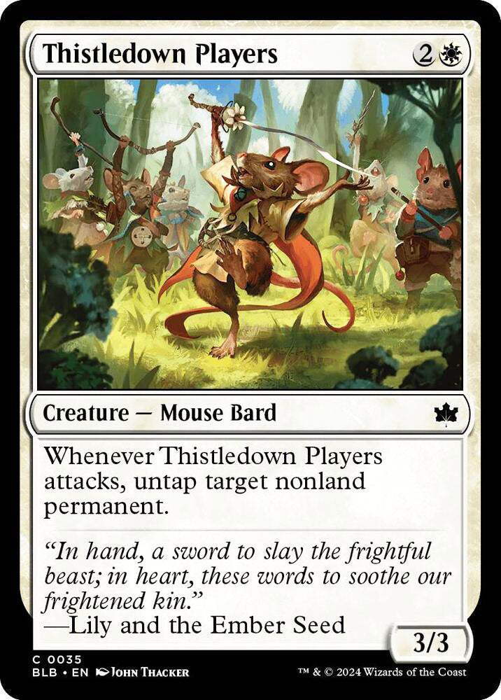 Thistledown Players BLB Creature Mouse Bard NM