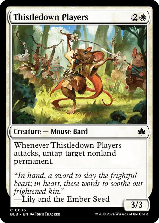 Thistledown Players BLB Creature Mouse Bard NM