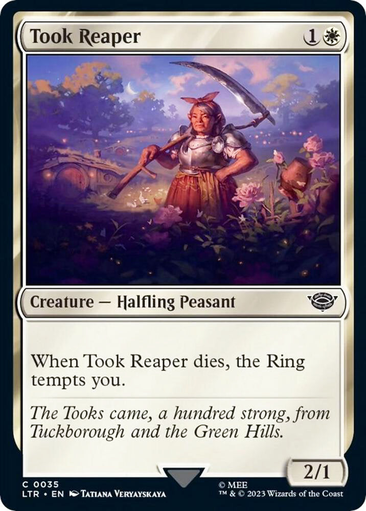 Took Reaper LTR Creature Halfling Peasant NM