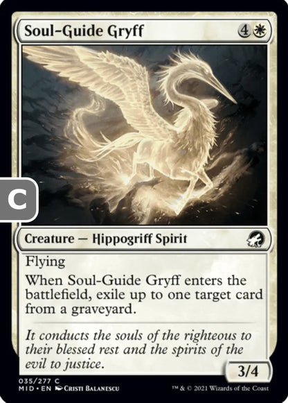 Soul-Guide Gryff MID Creature Hippogriff Spirit NM