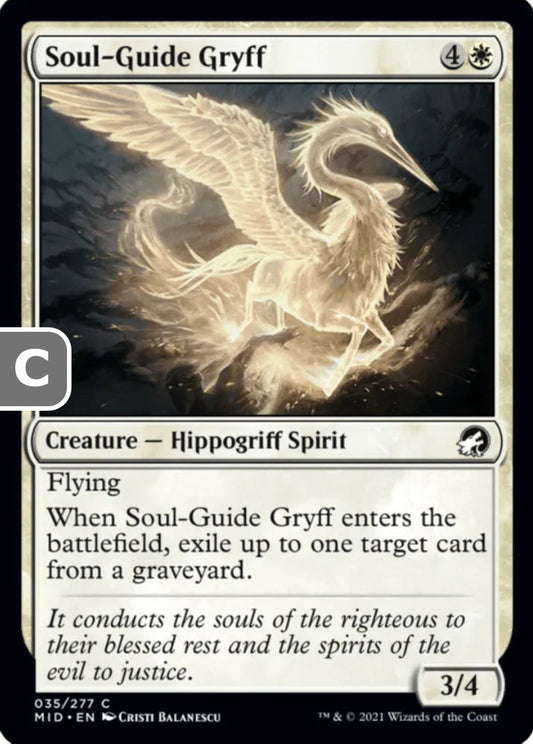 Soul-Guide Gryff MID Creature Hippogriff Spirit NM