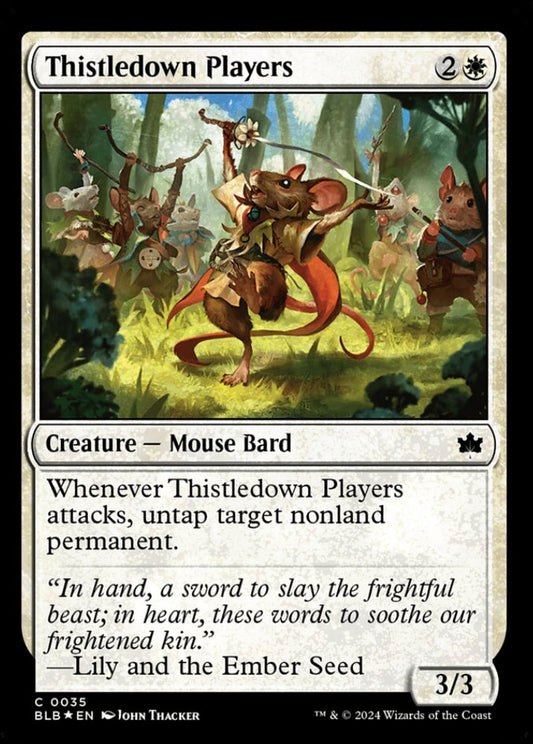 Thistledown Players BLB Creature Mouse Bard *Foil* NM