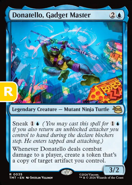 Donatello, Gadget Master TMT Legendary Creature Mutant Ninja Turtle NM