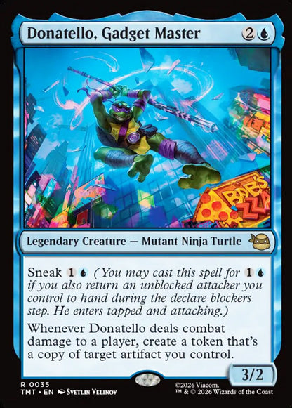 Donatello, Gadget Master TMT Legendary Creature Mutant Ninja Turtle NM