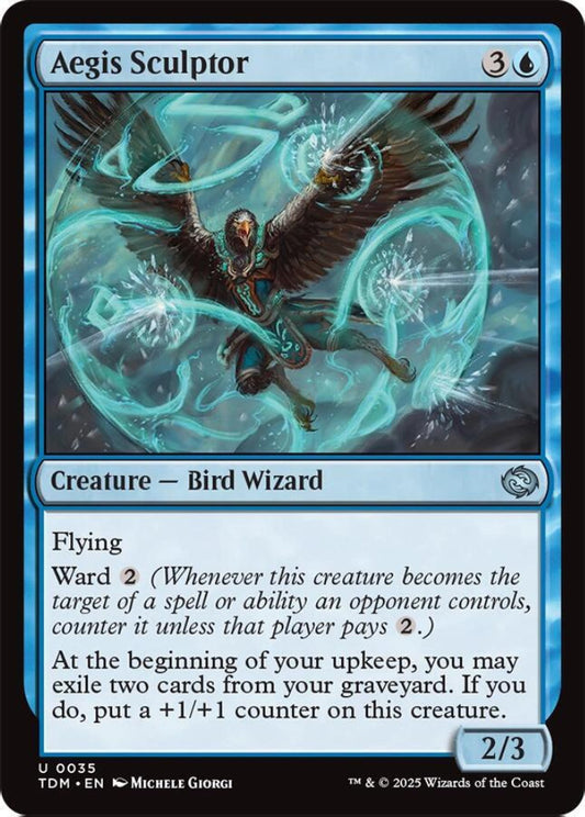 Aegis Sculptor TDM Creature Bird Wizard NM