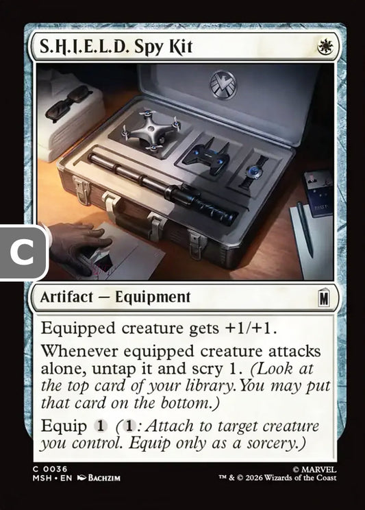 S.H.I.E.L.D. Spy Kit MSH Artifact Equipment NM
