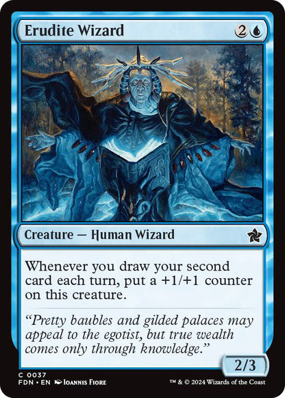 Erudite Wizard FDN Creature Human Wizard NM